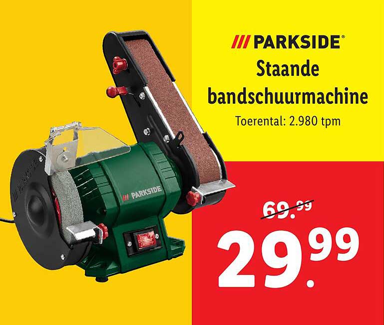 Parkside Staande bandenschuurmachine