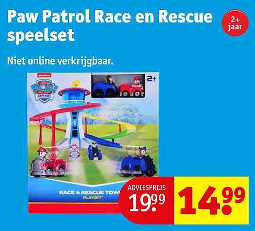 Paw Patrol Race en Rescue speelset