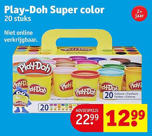 Play-Doh Super color 20 stuks