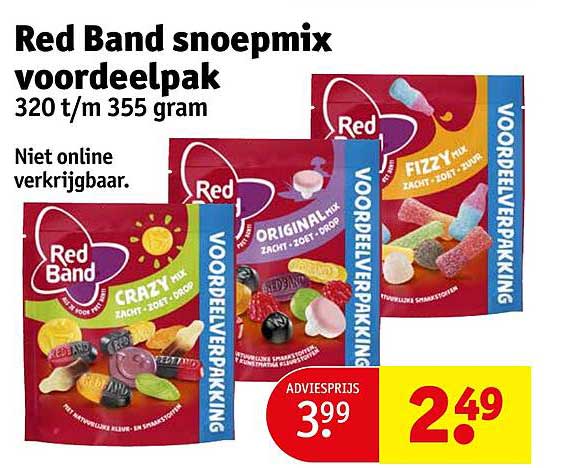 Red Band snoepmix voordeelpak