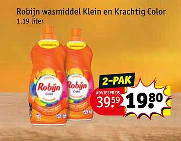 Robijn wasmiddel Klein en Krachtig Color