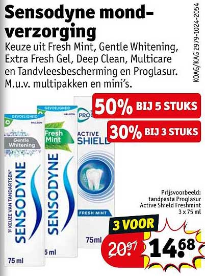 Sensodyne mond- verzorging