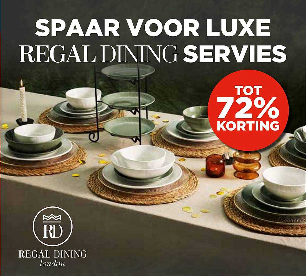 SPAAR VOOR LUXE REGAL DINING SERVIES