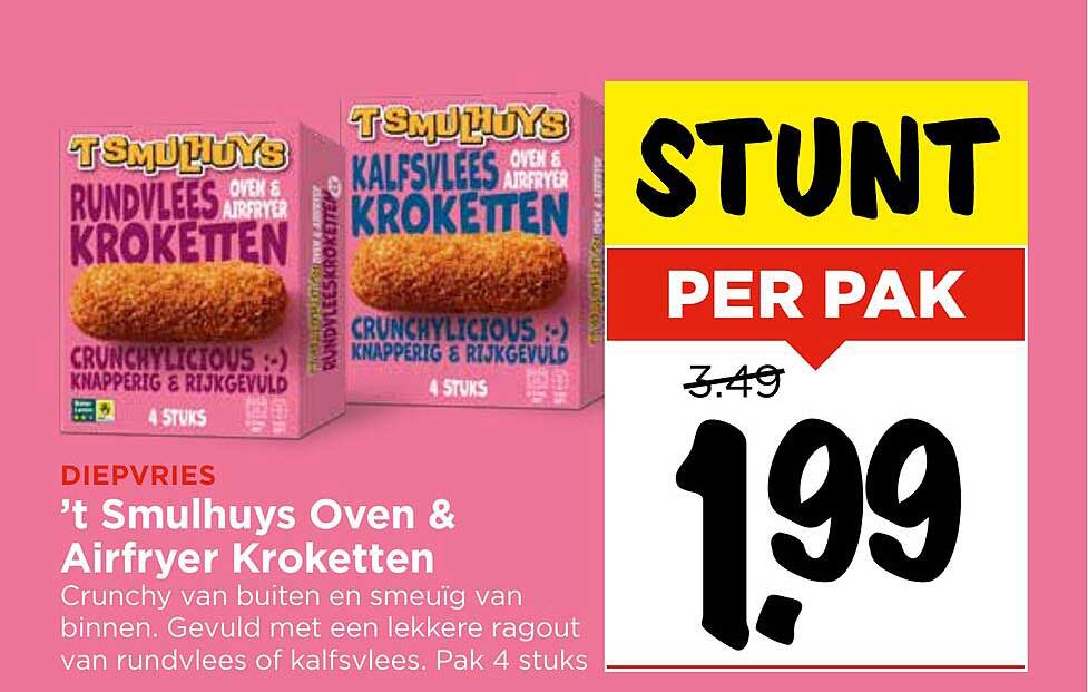 ’t Smulhuys Oven & Airfryer Kroketten