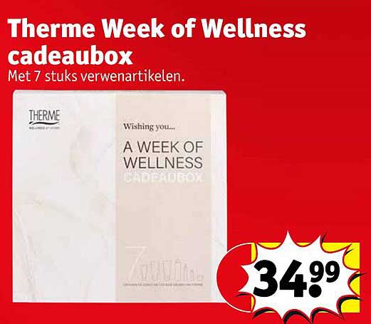 Therme Week of Wellness cadeaubox