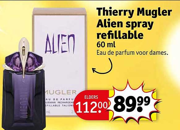 Thierry Mugler Alien spray refillable