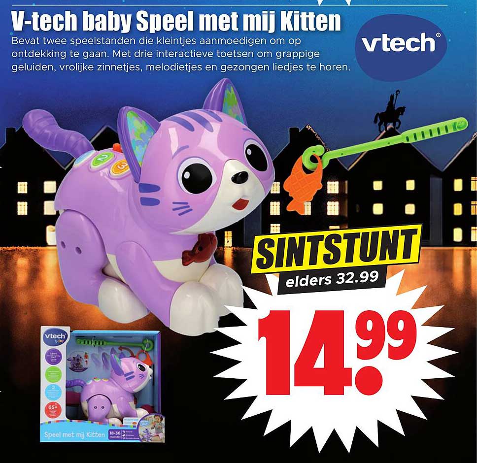 V-tech baby Speel met mij Kitten