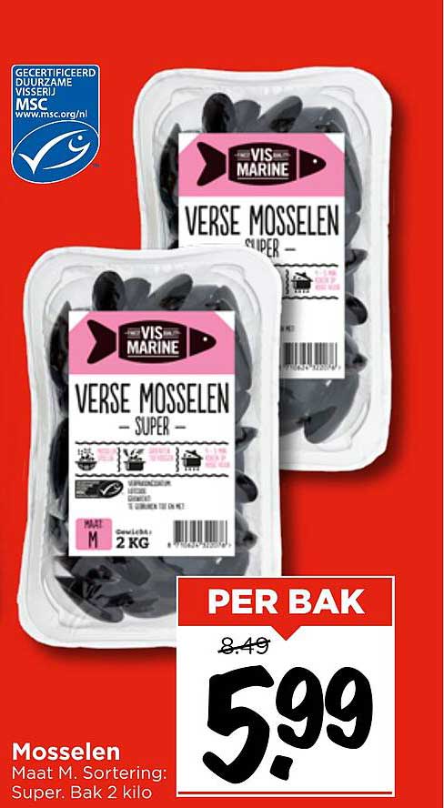 VERSE MOSSELEN SUPER