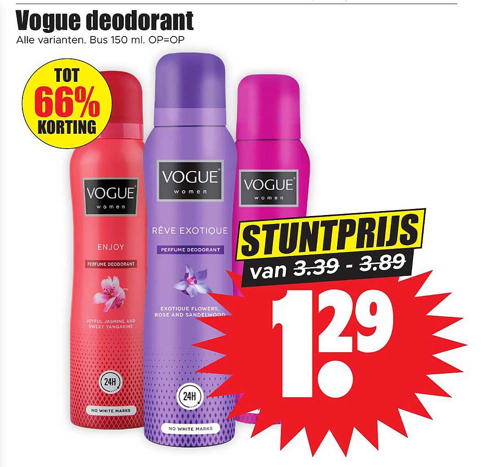 Vogue deodorant