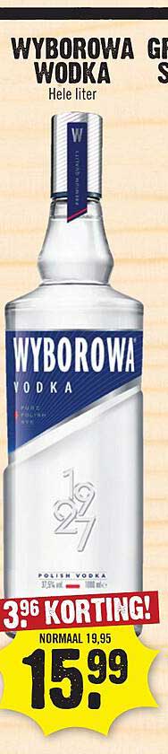 WYBOROWA WODKA