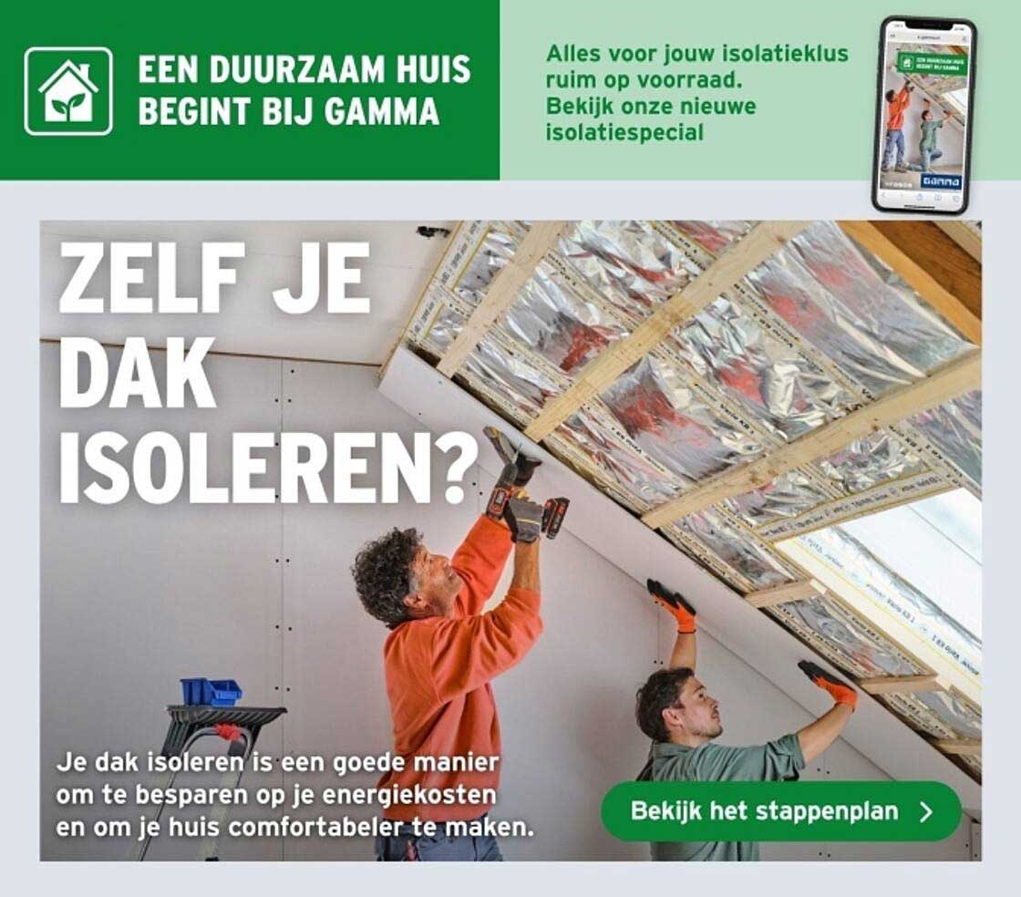 ZELF JE DAK ISOLEREN?