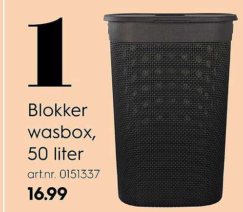 Blokker wasbox, 50 liter