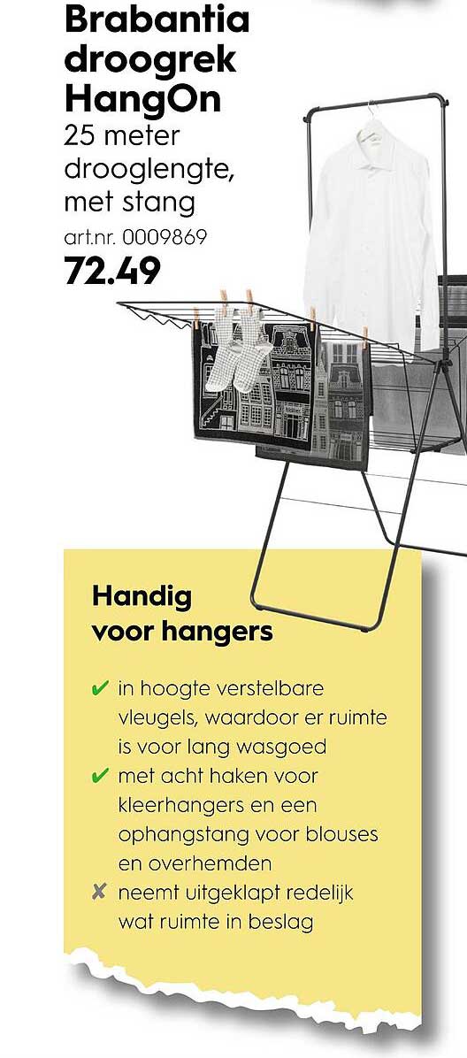 Brabantia droogrek HangOn