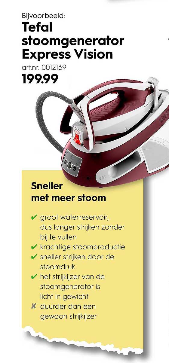 Tefal stoomgenerator Express Vision