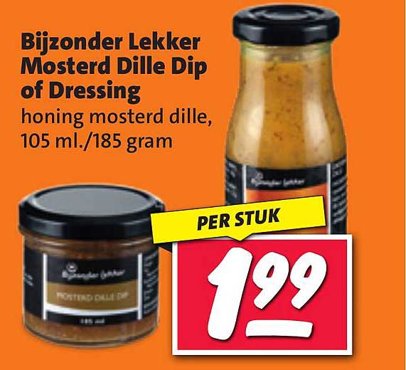 Bijzonder Lekker Mosterd Dille Dip of Dressing