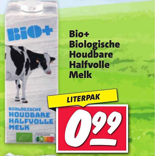 Bio+ Biologische Houdbare Halfvolle Melk