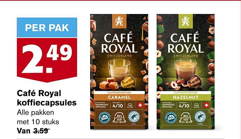 Café Royal koffiecapsules