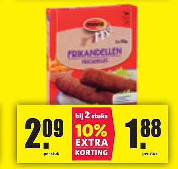 Frikandellen naturel