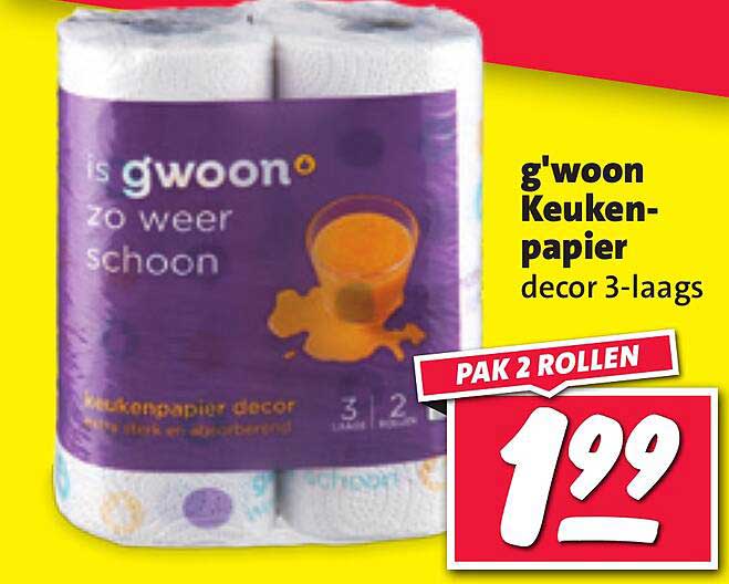 g'woon Keuken-papier