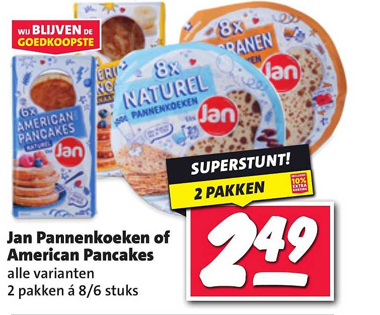 Jan Pannenkoeken of American Pancakes