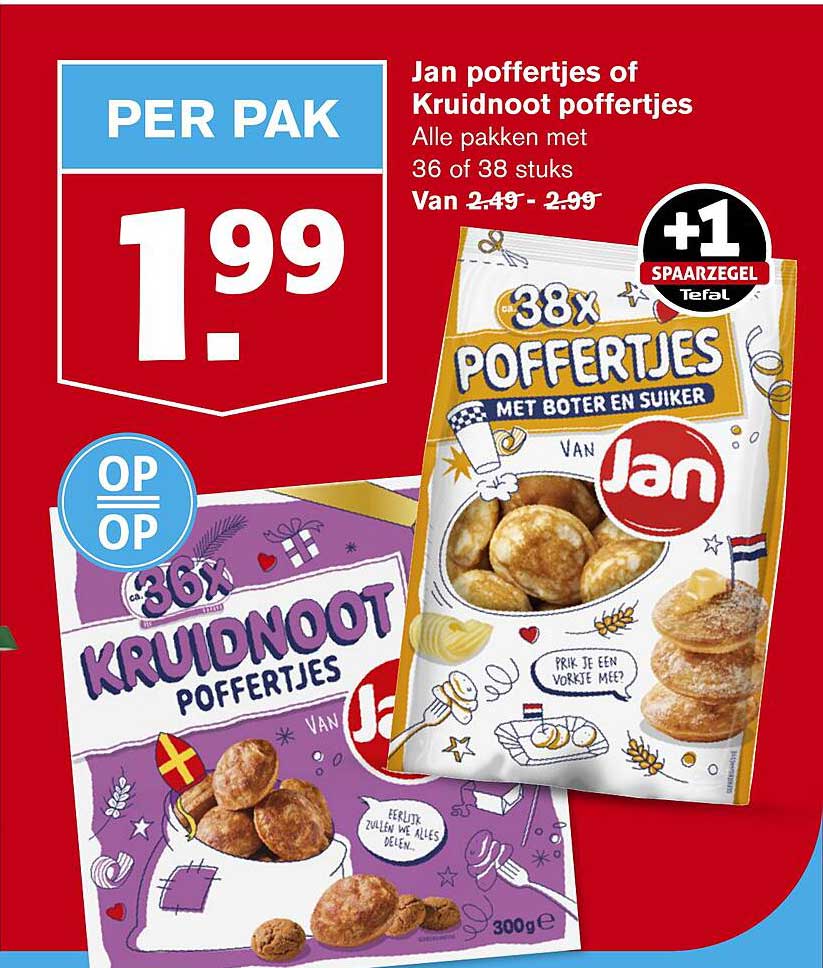 Jan poffertjes of Kruidnoot poffertjes