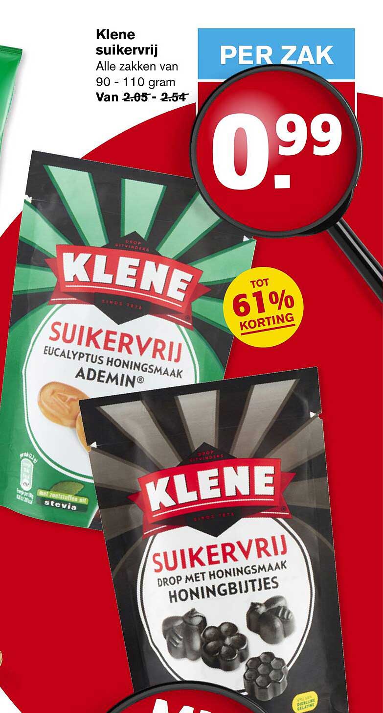 Klene suikervrij