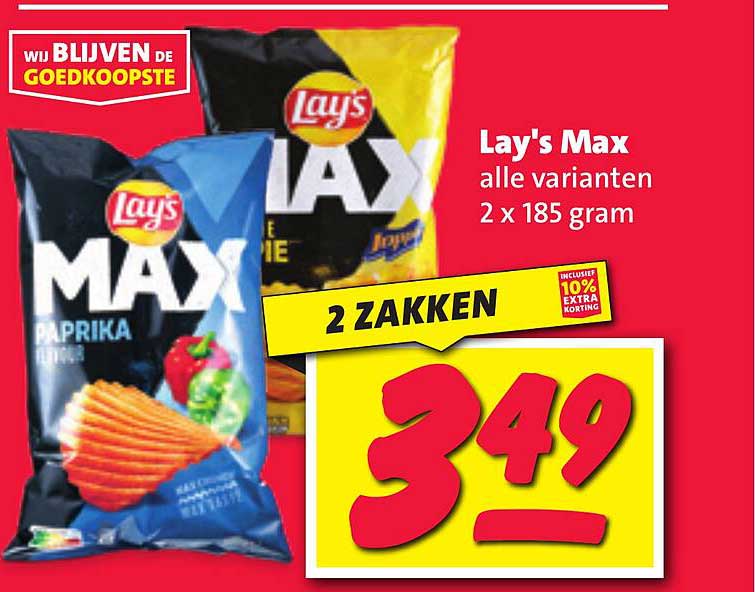 Lay's Max alle varianten