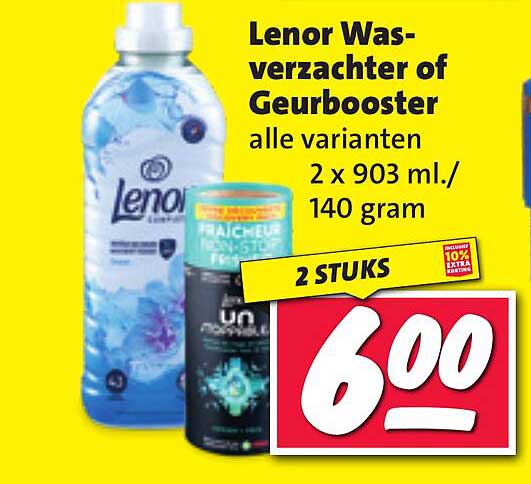 Lenor Wasverzachter of Geurbooster