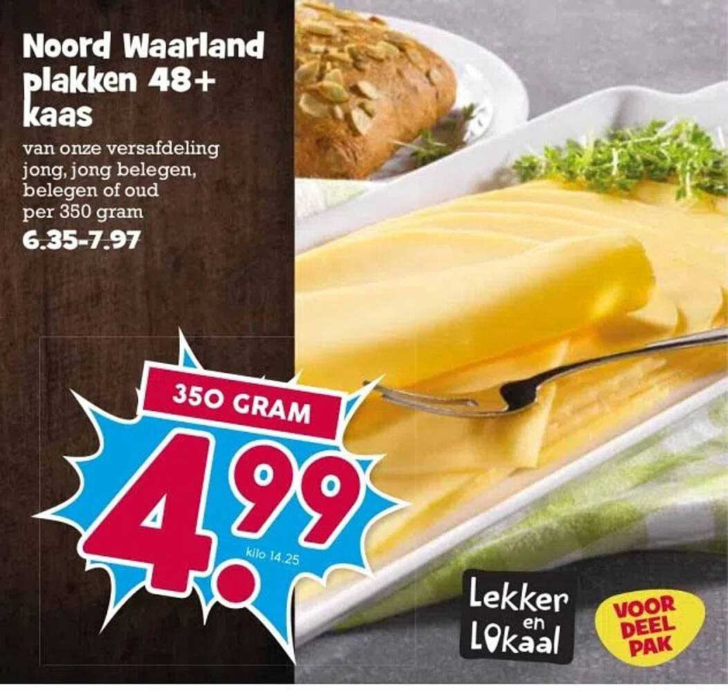 Noord Waarland plakken 48+ kaas