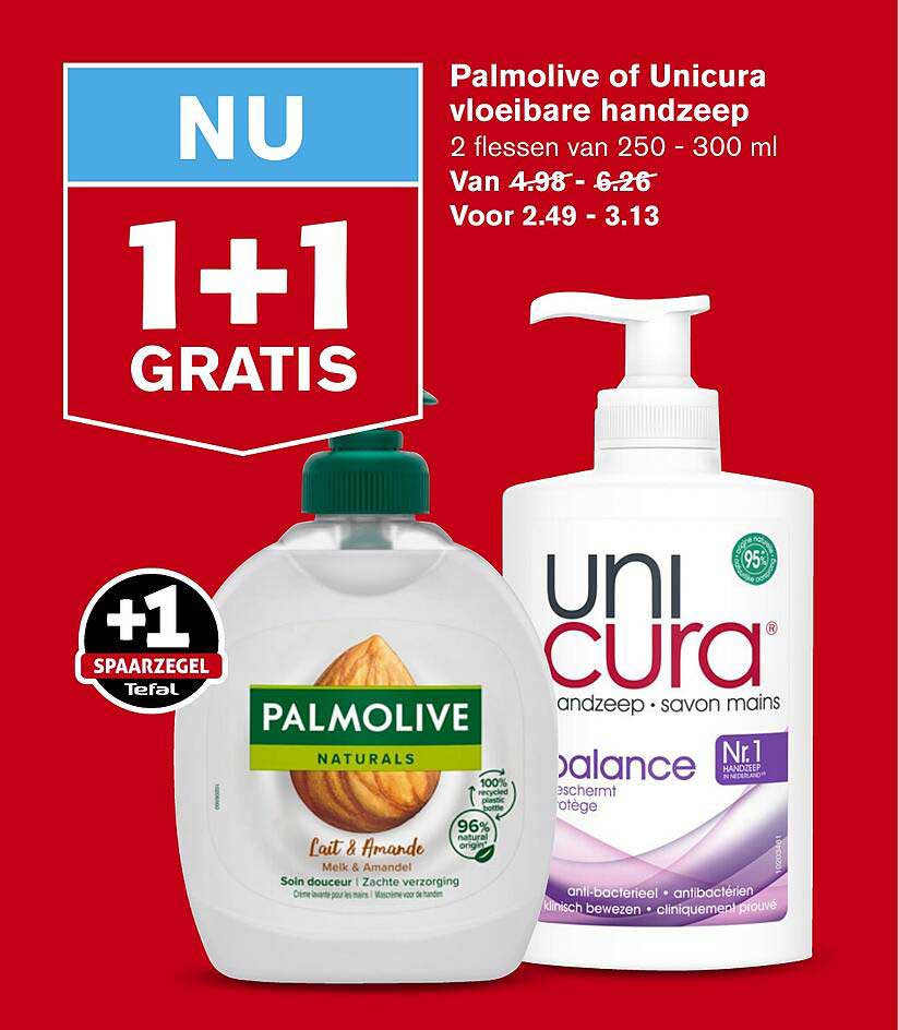 Palmolive of Unicura vloeibare handzeep