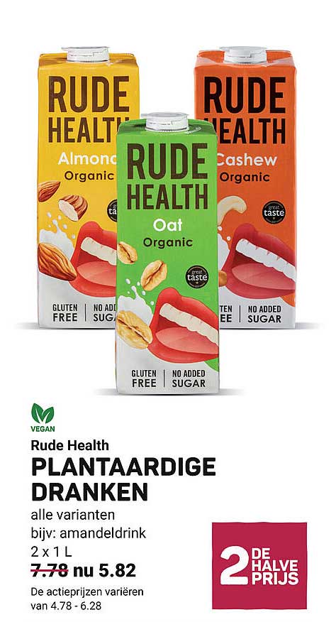 Rude Health PLANTAARDIGE DRANKEN