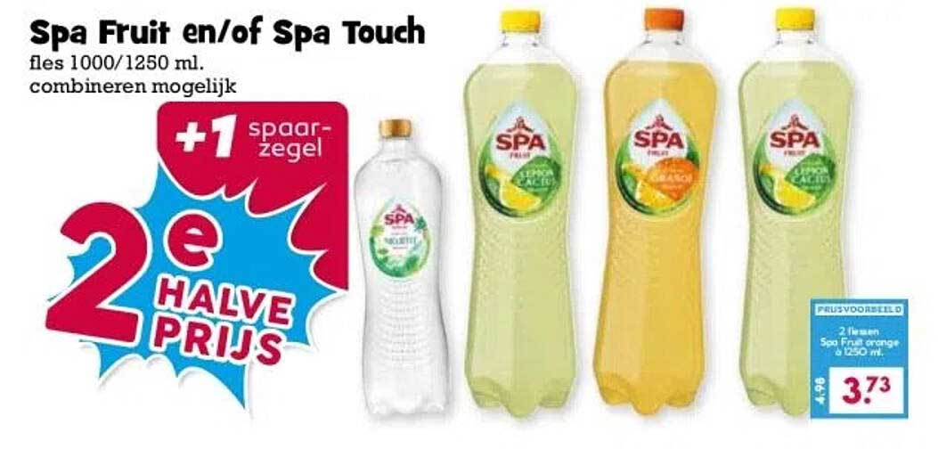 Spa Fruit en/of Spa Touch