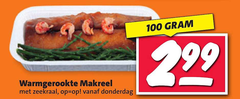 Warmgerookte Makreel