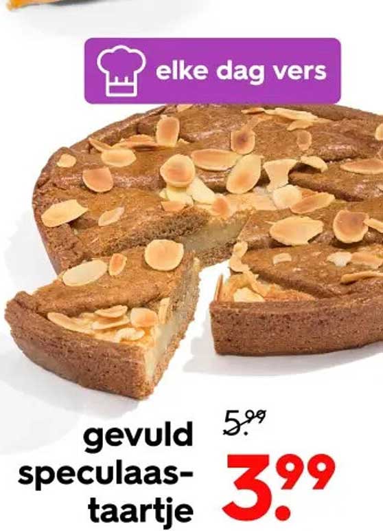 gevuld speculaastaartje