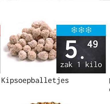 Kipsoepballetjes