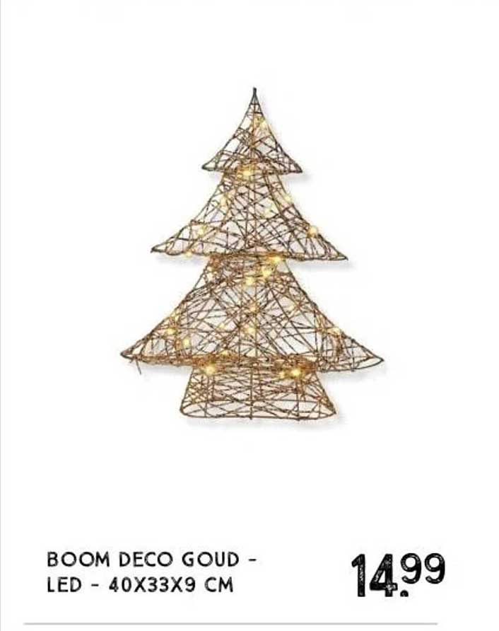 BOOM DECO GOUD - LED