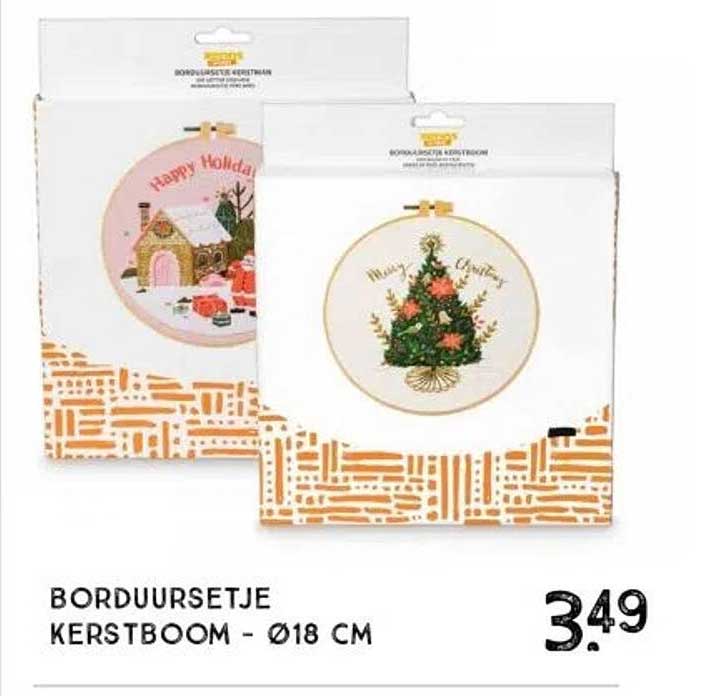 Borduursetje Kerstboom