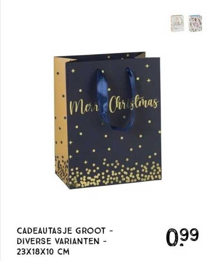 Cadeautasje Groot - Diverse Varianten