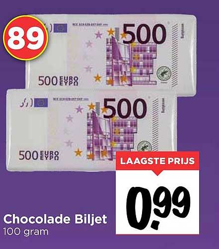 Chocolade Biljet