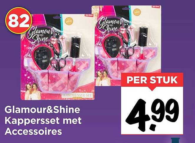 Glamour&Shine Kapperset met Accessoires