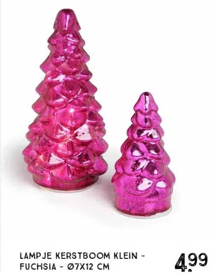 LAMPJE KERSTBOOM KLEIN - FUCHSIA