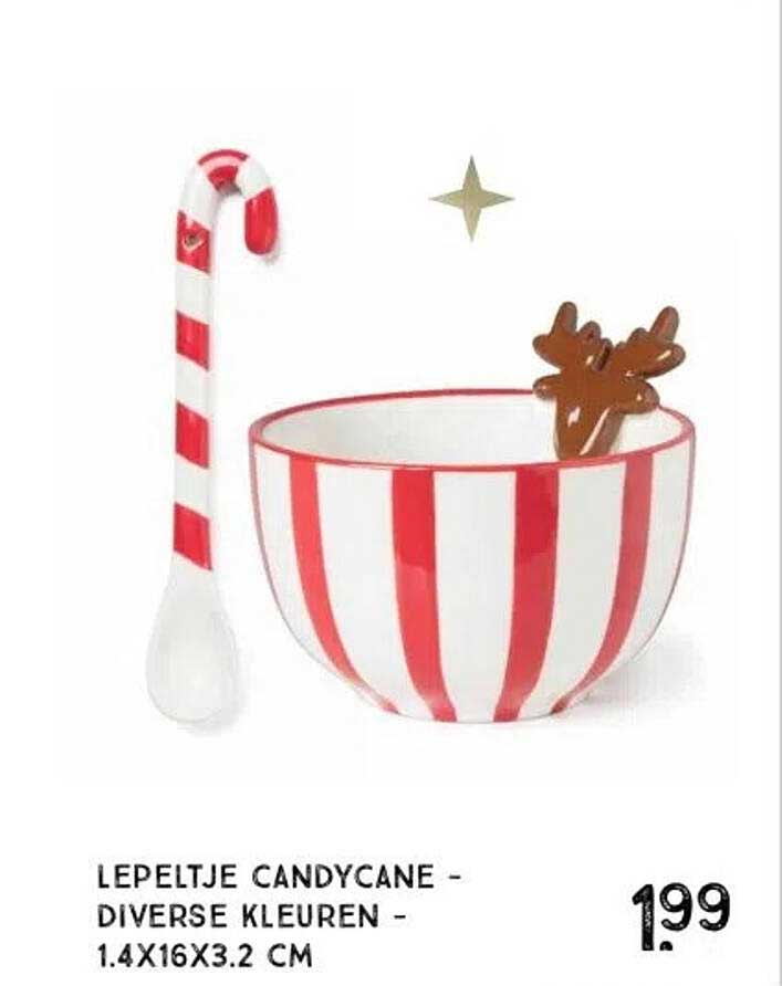 LEPELTJE CANDYCANE - DIVERSE KLEUREN