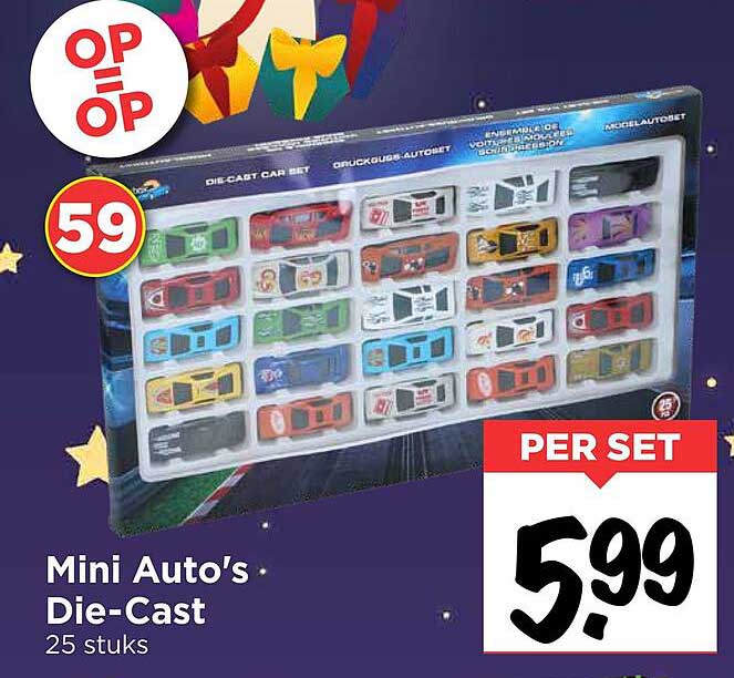 Mini Auto's Die-Cast