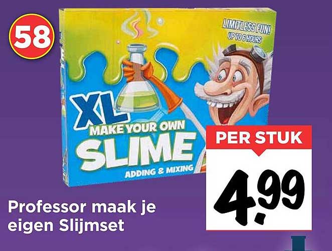 Professor maak je eigen Slijmset