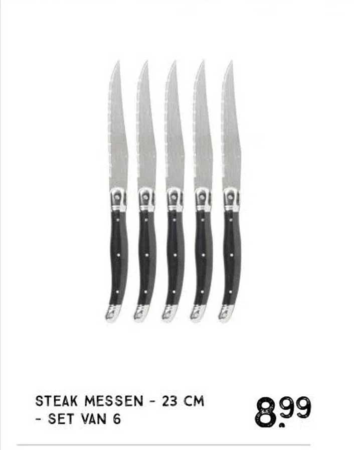 STEAK MESSEN - SET VAN 6