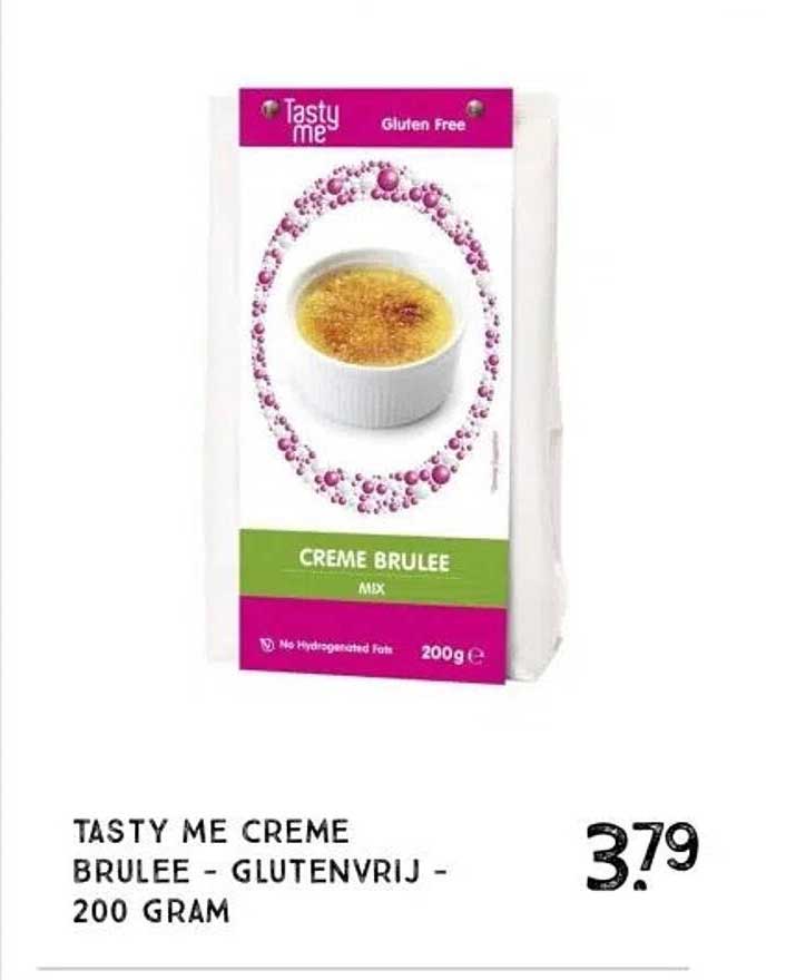 Tasty Me Crème Brulee - Glutenvrij