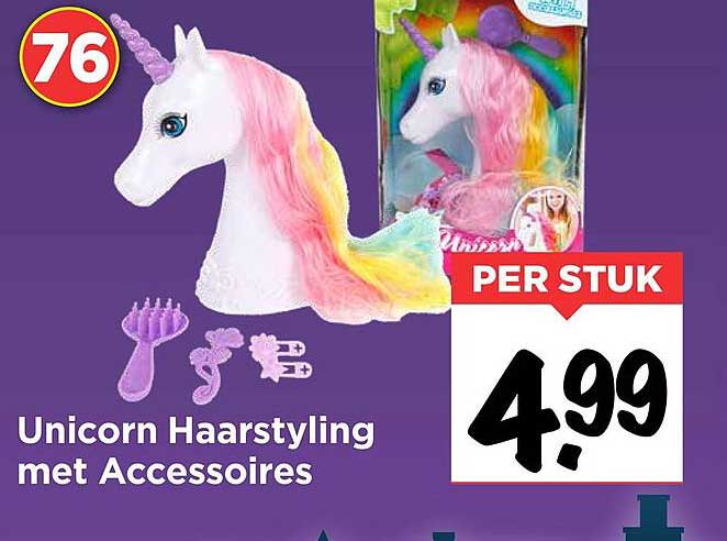 Unicorn Hairstyling met Accessoires