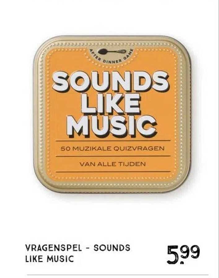 Vragenspel - SOUNDS LIKE MUSIC