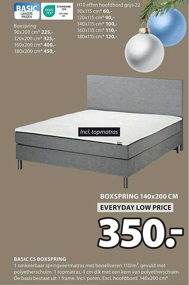 BOXSPRING 140x200 CM