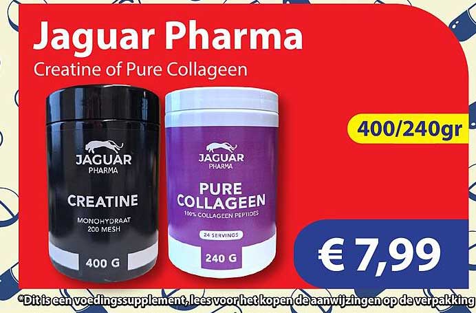 Jaguar Pharma Creatine of Pure Collageen